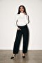 Black Barrel Cut Jean Trousers - 2