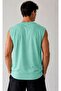 Printed Men's Cotton Crew Neck Training Athlete Tank Top Sleeveless T-Shirt - 2