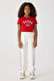 Girl White Tracksuit Bottom