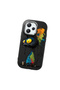 Redmi 12 4G/5G Compatible Graffiti Style Black Cat Phone Case, Shockproof Silicone Case - 2