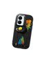 Vivo Y16/Y02S Compatible Graffiti Style Black Cat Phone Case, Shockproof Silicone Case - 2