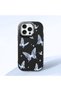 iPhone 15 Pro Max Compatible Elegant Butterfly Print Soft Silicone Case, Shock Absorption and Impact Protection
