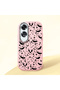 Oppo A60 Compatible Soft Silicone Case with Bat Moon Star Print, Shock Absorption and Impact Protection