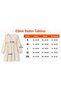 Women's Round Neck Long Sleeve Italian Sleeve Braided Button Detailed Embossed Patterned Burgundy Knitwear Dress - 4