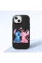 Cute Cartoon Character Silicone Case Compatible with iPhone 15 Plus/14 Plus, Shock Absorption and Impact Protection