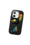 Oppo A5 Pro 4G/5G Compatible Graffiti Style Black Cat Phone Case, Shockproof Silicone Case - 2