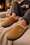 Men's Indoor House Slippers, Plush Inside, Warm, Soft Sole, Comfortable Winter Slippers - 4