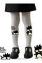 Bad Badtz Maru White Pantyhose Matte Opaque Micro 50