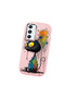 Samsung Galaxy A54 Compatible Graffiti Style Black Cat Phone Case, Shockproof Silicone Case - 2