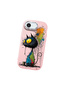 iPhone 17E Compatible Graffiti Style Black Cat Phone Case, Shockproof Silicone Case - 2