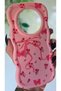 Honor Magic 8 Lite Compatible Pink Phone Case with Butterfly Ribbon and Flower Pattern - 3