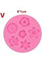 Silicone Candle Mold Candy Dough Mold - 8