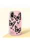 Realme C67 4g Compatible Minimal Butterfly Pattern Soft Silicone Case, Impact Protected