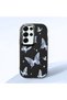 Samsung Galaxy S25 Ultra Compatible Elegant Butterfly Print Soft Silicone Case, Impact Protection