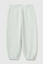 Girl's Water Green Logo Embroidered Drawstring Sweatpants - 2