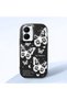 Vivo Y16/Y02S Compatible Minimal Butterfly Pattern Soft Silicone Case, Shock Protection