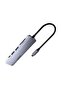 محول USB-C إلى PD+HDMI 4K/متعدد المنافذ LHB06+SD+Micro SD، لون رمادي فلكي - 2