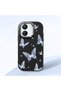 Redmi 13C 4G/5G Compatible Elegant Butterfly Print Soft Silicone Case, Shock Absorption and Impact Protection