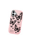 iPhone 16 Plus Compatible Minimal Butterfly Pattern Soft Silicone Case, Shockproof - 2