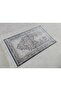 Anthracite Gray & Silver Bamboo Silk Prayer Rug - Prayer Mat - 80X125 cm Dmo94M - 6
