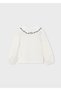 Girl's Ruffled Collar Long Sleeve Tshirt - 3