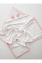 Baby Bath Towel with Hood, 100% Cotton, Newborn Product 80X80 cm - 2