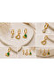 Single Ear 3-Piece Steel Earring Combination - 2