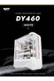 DY460 ATX/M-ATX/ITX Gaming PC Case, 4ARGB Fans, Up to 360mm Radiator, Up to 400mm GPU, White - 2