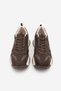 Women's Sneaker Thick Sole Lace-Up Suede Sports Shoes Pizen Brown - 6