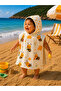 Children's Poncho Sea and Beach Towel with Hood 45×45 cm 0-3 Years - 4
