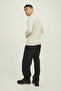 Knitted sweater half zip - 4