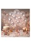 5 Pieces Transparent Rose Gold Confetti Balloon Set - Party - Birthday Decoration - Transparent Sequin Balloon-Bride - 3