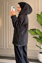 6649 - Stylish, Comfortable, Loose-Fitting Peach Soft Fabric Women's Set with Elastic Detail on the Legs - 5