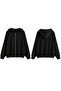 Women's Hooded Zippered Double Face Interlock Oversize Cardigan 2820 - 2