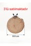 3-Piece Wooden Log Slice Bird Perch - Budgie Cockatiel Perch - 3