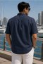 Men's Slim Fit Short-Sleeve Shirt - Mixed - 3