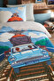 Harry Potter Hogwarts Express 100% Cotton Single Duvet Cover Set - Blue - 3