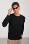 Men's Crew Neck Washable Anti-Pilling Hair Braided Knitwear - 7