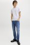 Blue Men's Denim Trousers 12282669_Jjiclark Jjoriginal Sq 223 - 2