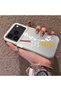 iPhone 17 Pro Max Compatible Hard Acrylic Back Silicone Edge Lens Protection Stylish Print Case - 3