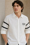 Men's Slim Fit Long-Sleeve Shirt - White - 4