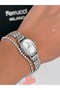Steel Strap Minimal Case 2 Year Warranty 3 Atm Waterproof Women's Wristwatch + Bracelet Gift - 2