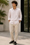 Men's Slim Fit Solid Long-Sleeve Shirt - Pink