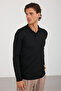 Men's Striped Washable Anti-Pilling Polo Collar Knitwear - 6