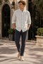 Men's Slim Fit Long-Sleeve Shirt - Beige