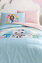 Gabby's Dollhouse Confetti 100% Cotton Single Duvet Cover Set - Blue - 2