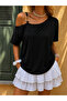 Effortless Elegance Women's Single Shoulder Strap Buckle Detailed Viscose Blouse