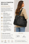 Stylish Women's Business Travel School Daily Shoulder Bag with Internal Compartments - 8