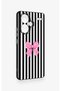 Redmi Note 13 Pro Plus Compatible Pink and White Ribbon Patterned Silicone Case - 3