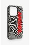 iPhone 14 Pro Compatible Zebra Amore Patterned Silicone Case - 3